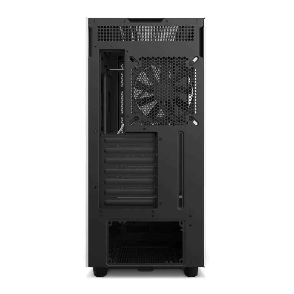 (image for) NZXT H7 Flow Black-White Mid Tower Tempered Glass PC Gaming Case